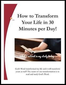 How to transform you life in 30 minutes per day