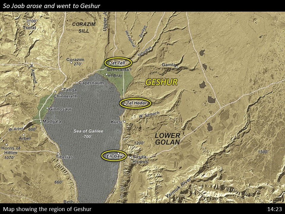 2 Samuel 14 (39) 2 Samuel 14:23