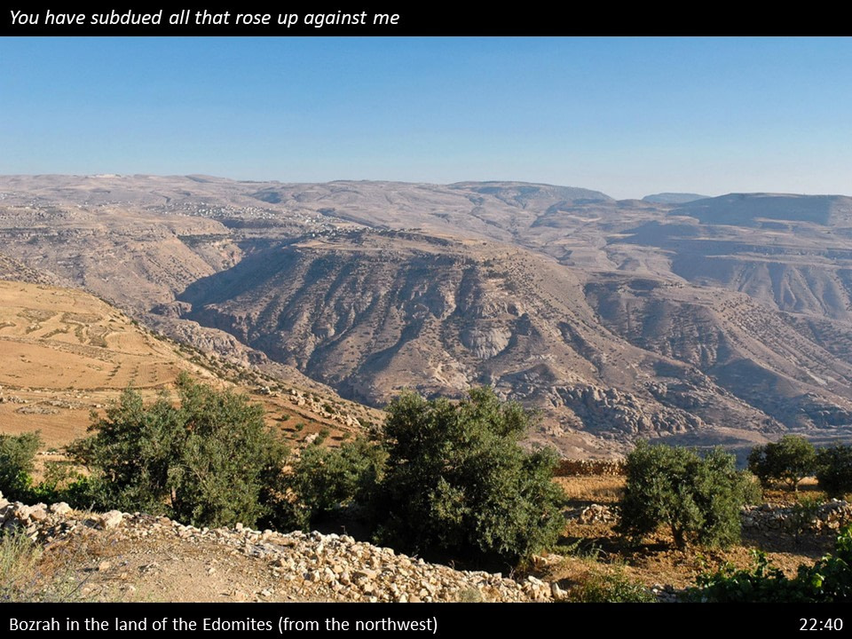 2 Samuel 22 (127) 2 Samuel 22:40