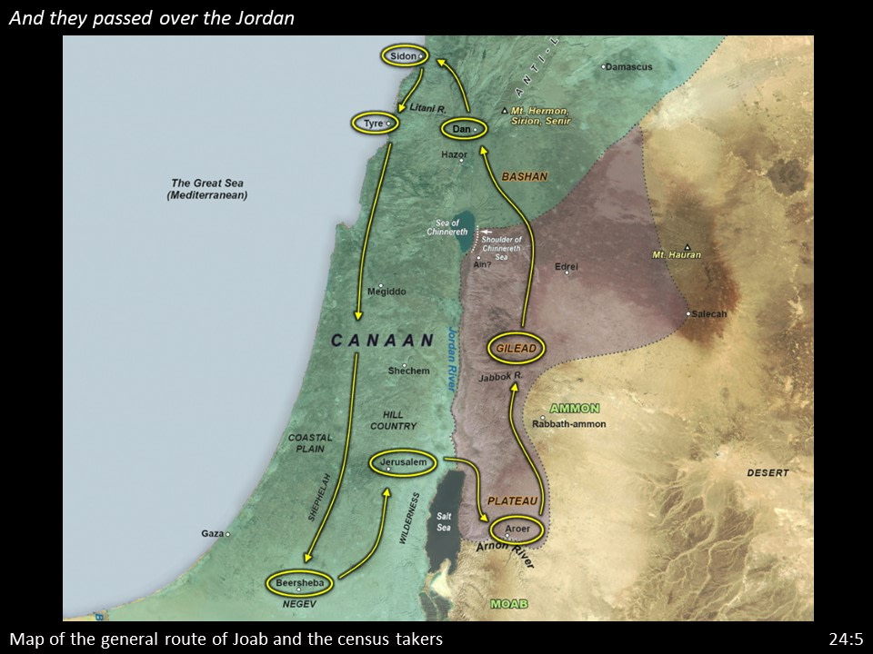 2 Samuel 24 (22) 2 Samuel 24:5
