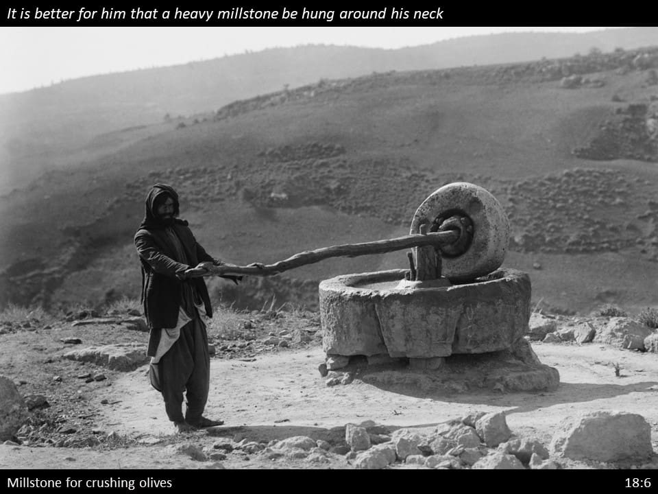 Matthew 18 Slide (7) Matthew 18:6