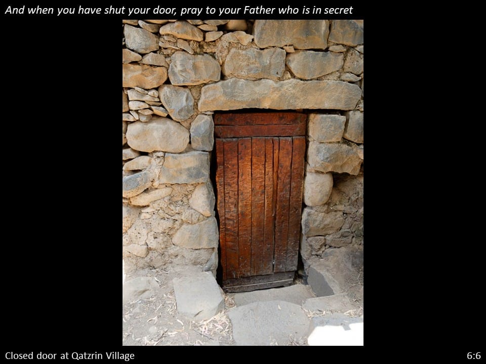 Matthew 6 Slide (12) Matthew 6:6